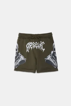 Arsenic Logo Print Youth Shorts