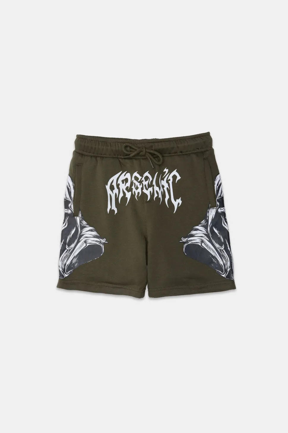 Arsenic Logo Print Youth Shorts
