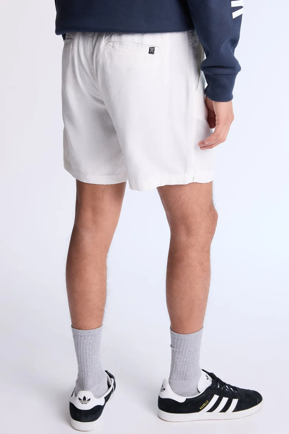Arsenic Mens 7" Linen-Blend Shorts