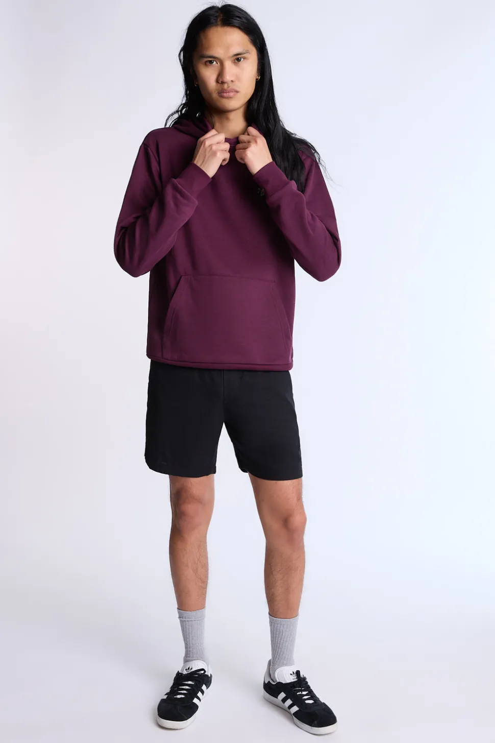 Arsenic Mens 7" Linen-Blend Shorts