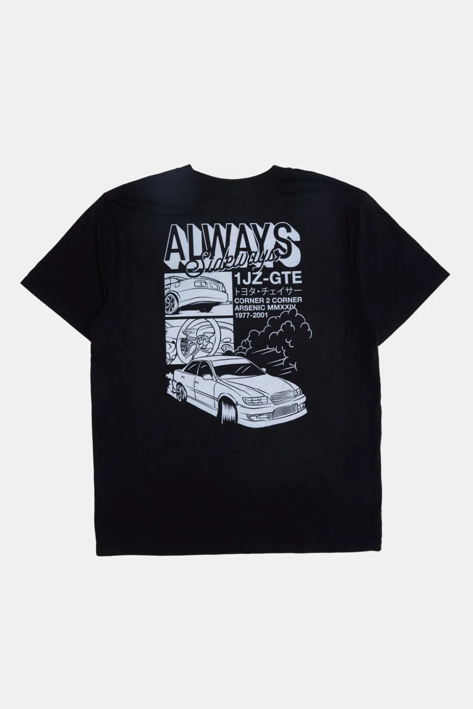 Arsenic Mens Always Sideways T-Shirt