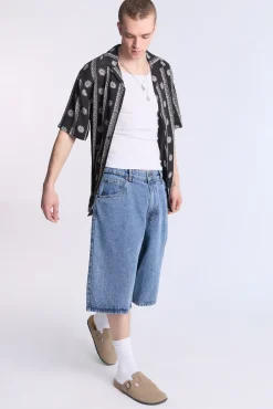 Arsenic Mens Baggy Denim Shorts