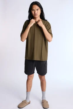 Arsenic Mens Denim Cargo Shorts