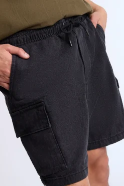 Arsenic Mens Denim Cargo Shorts