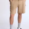 Arsenic Mens Denim Carpenter Shorts