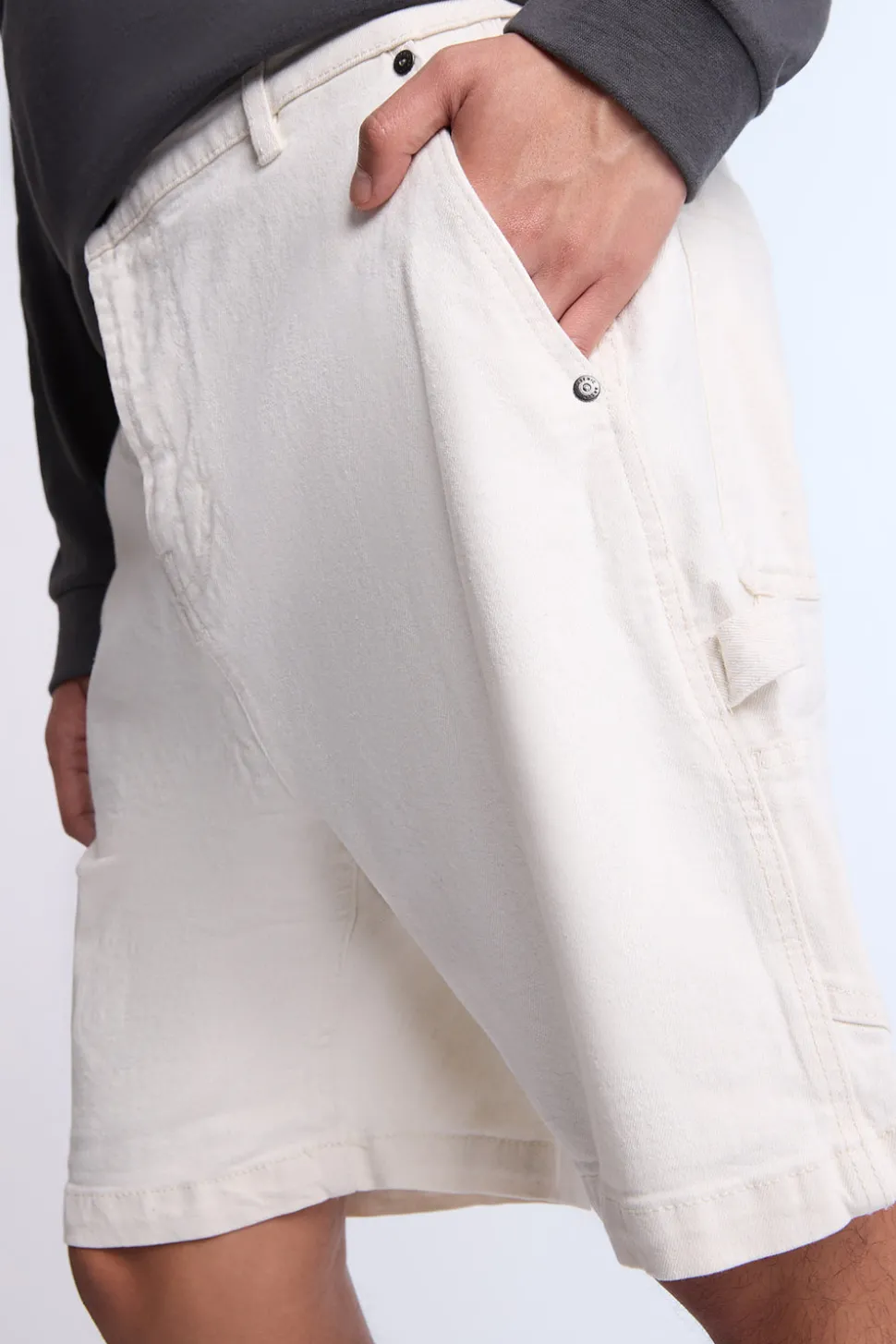 Arsenic Mens Denim Carpenter Shorts