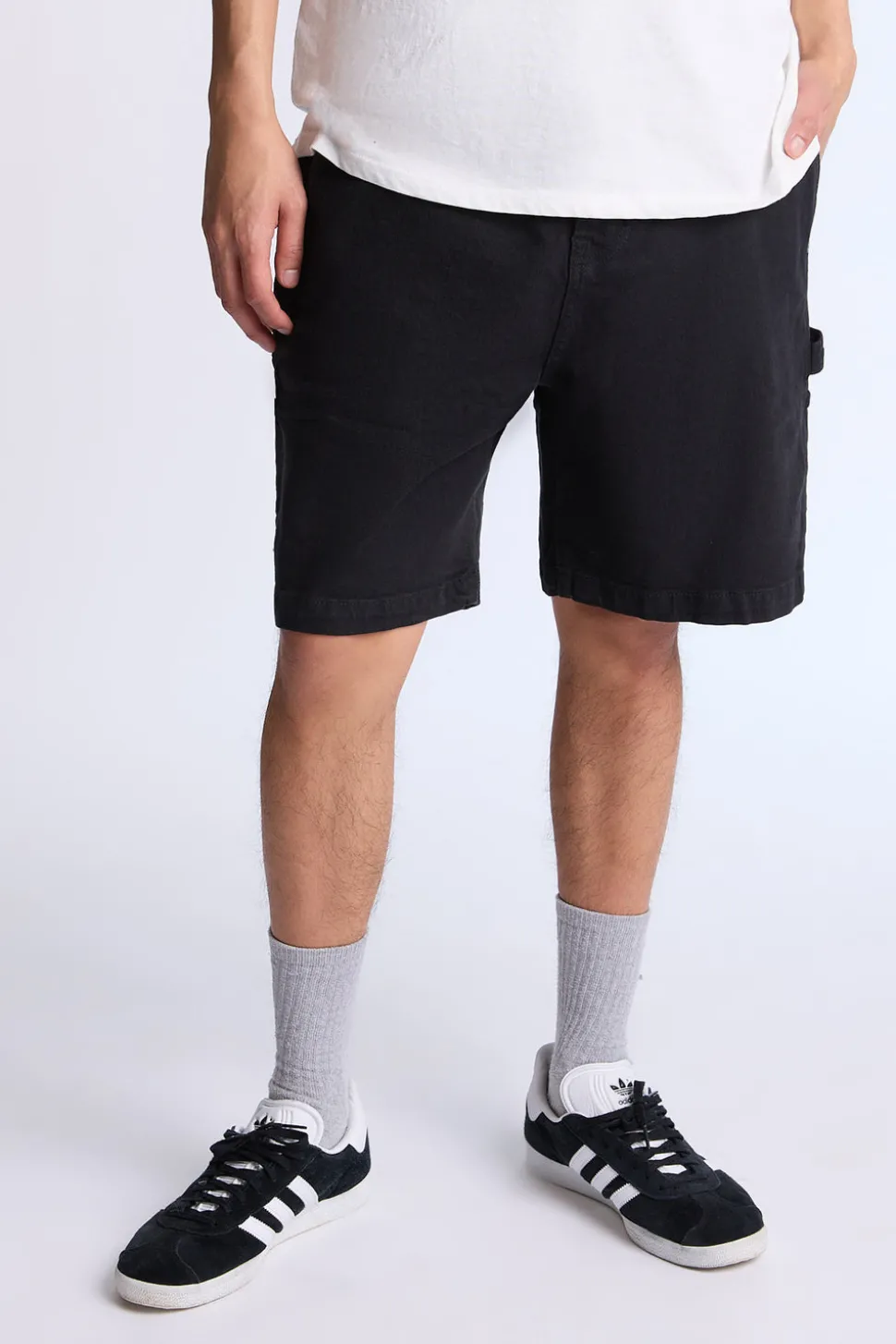 Arsenic Mens Denim Carpenter Shorts