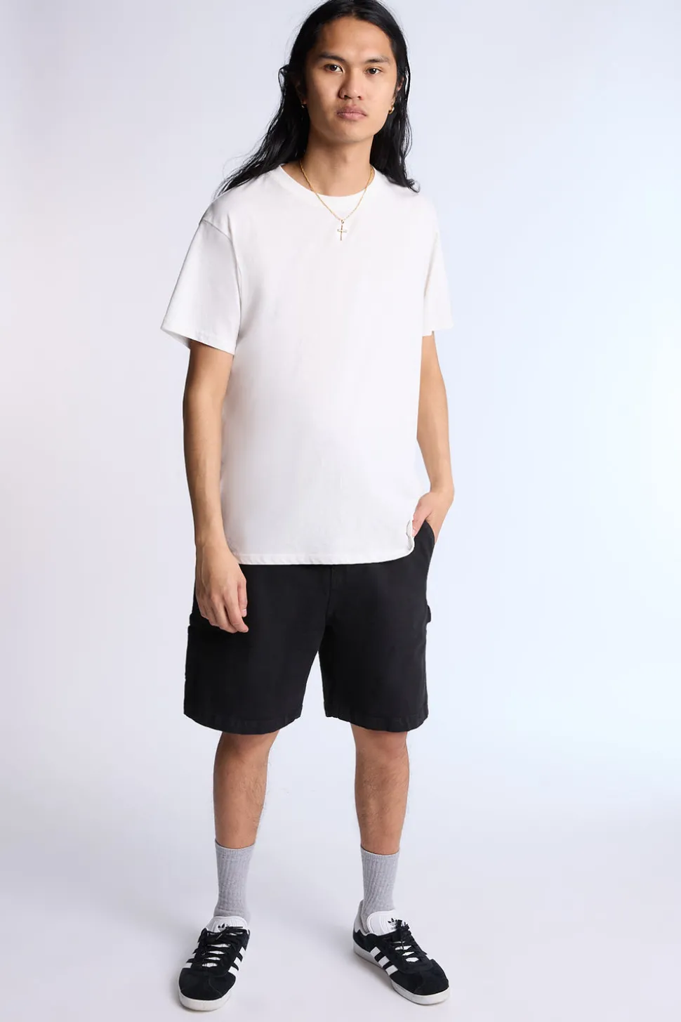 Arsenic Mens Denim Carpenter Shorts