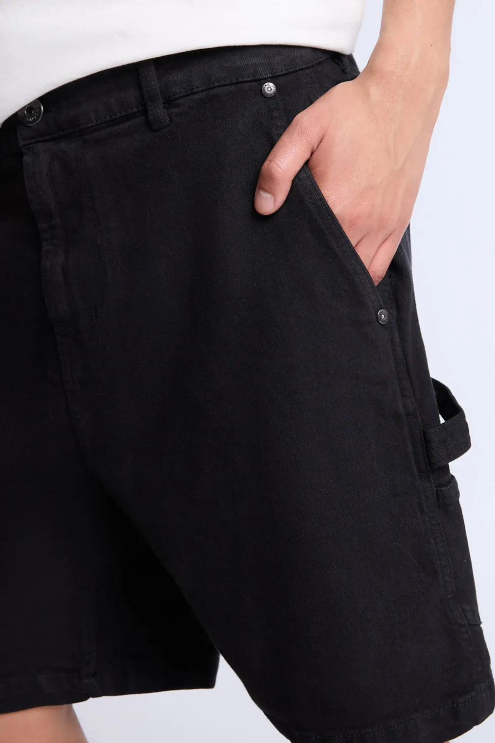 Arsenic Mens Denim Carpenter Shorts