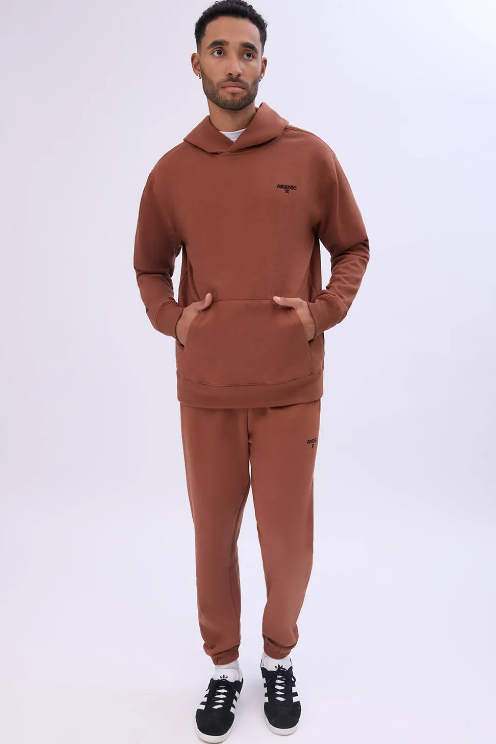 Arsenic Mens Embroidered Logo Hoodie
