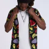 Arsenic Mens Fruit Skulls Button-Up