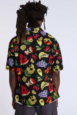 Arsenic Mens Fruit Skulls Button-Up