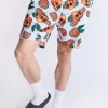 Arsenic Mens Graphic Beach Shorts