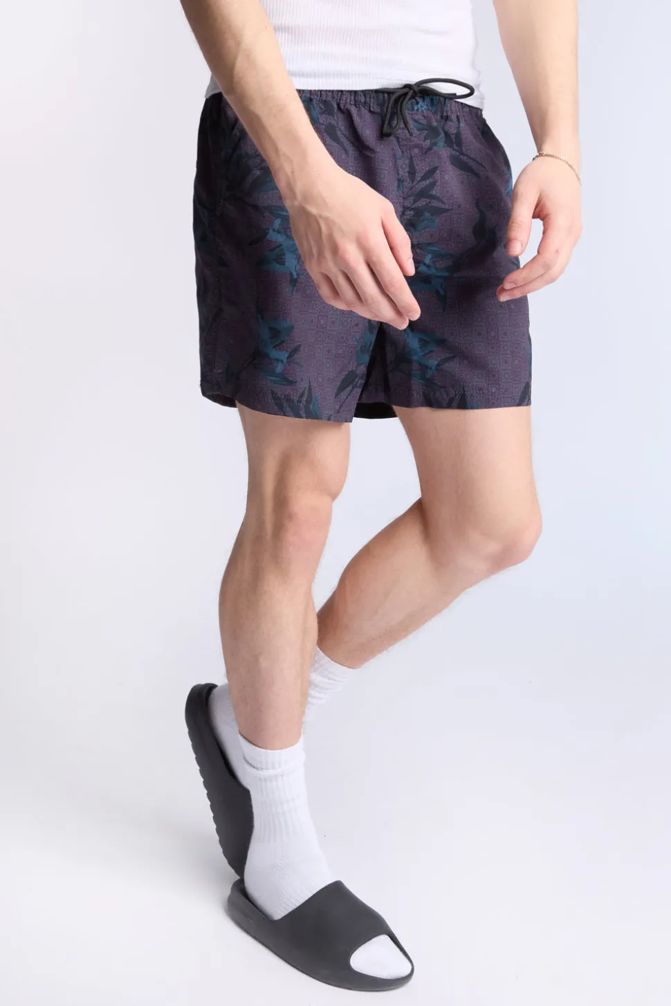 Arsenic Mens Graphic Beach Shorts