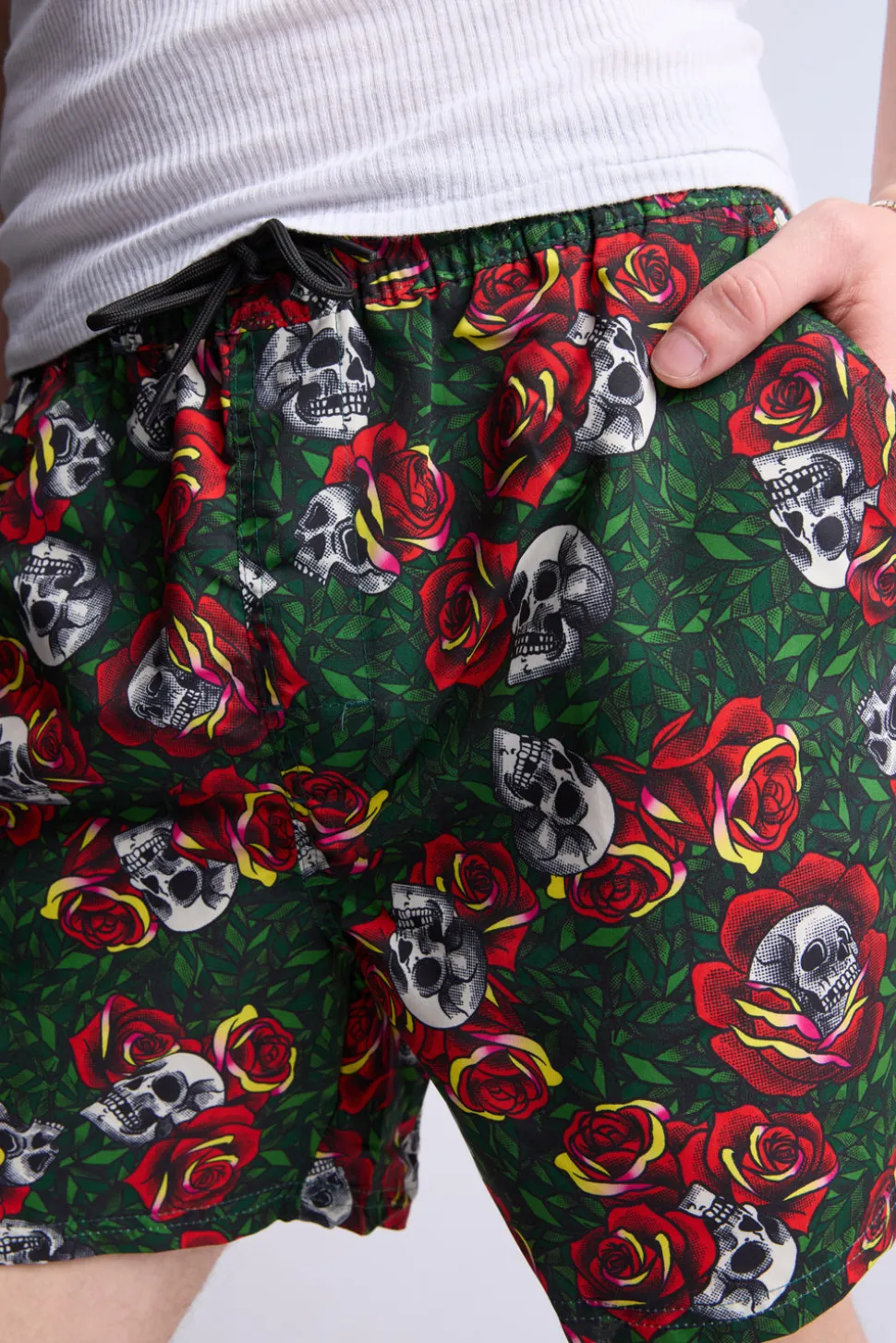 Arsenic Mens Graphic Beach Shorts