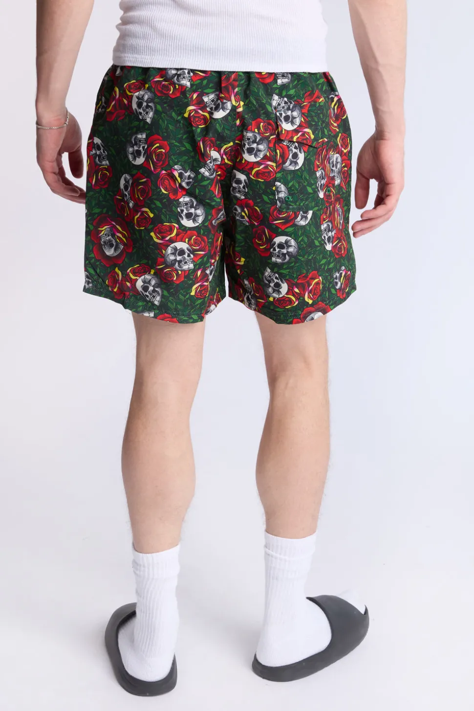 Arsenic Mens Graphic Beach Shorts