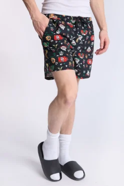 Arsenic Mens Graphic Beach Shorts