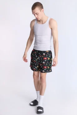 Arsenic Mens Graphic Beach Shorts