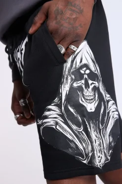 Arsenic Mens Logo Print Shorts