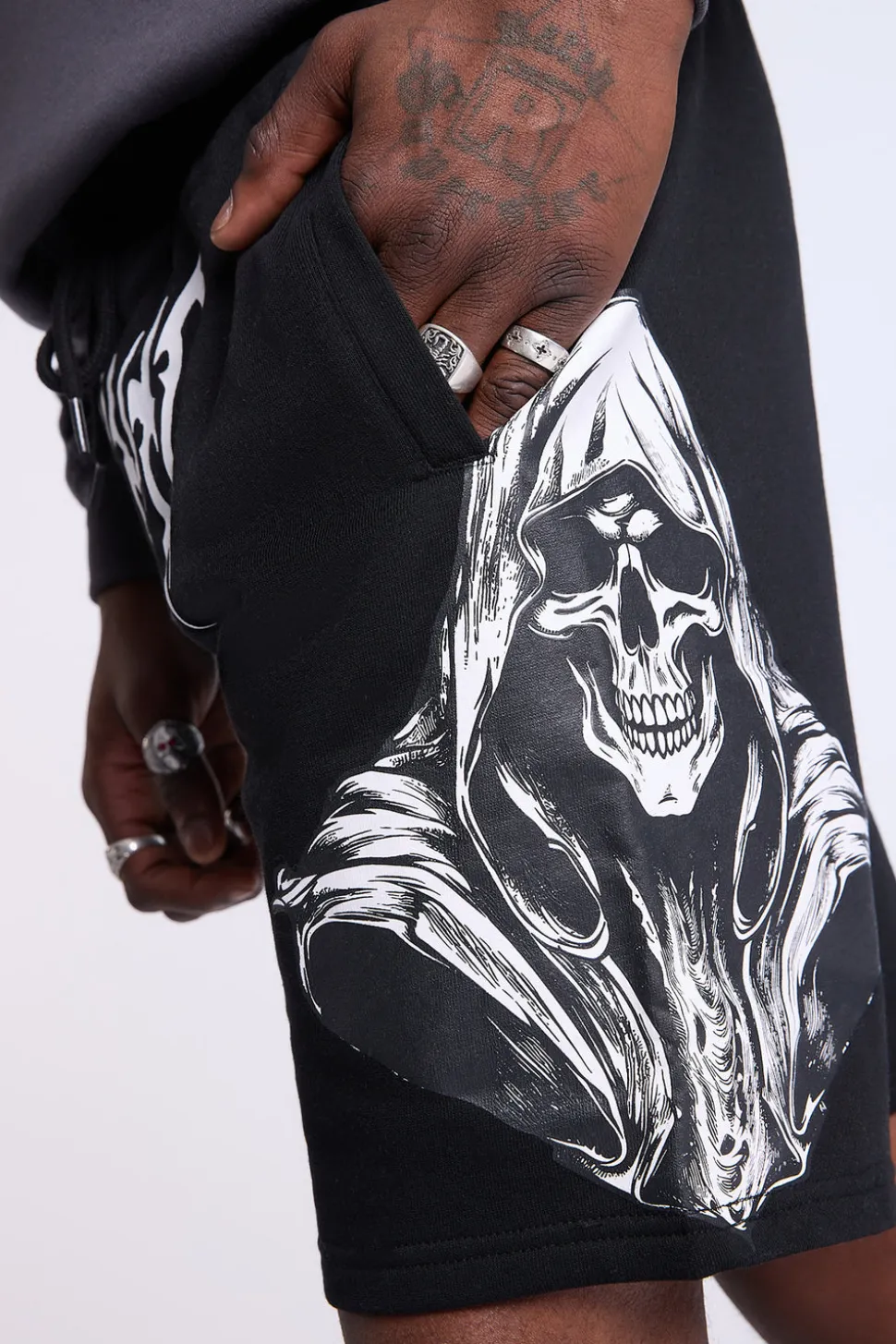 Arsenic Mens Logo Print Shorts