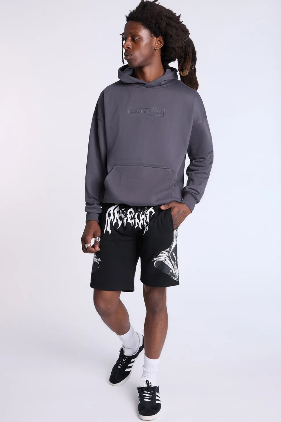 Arsenic Mens Logo Print Shorts