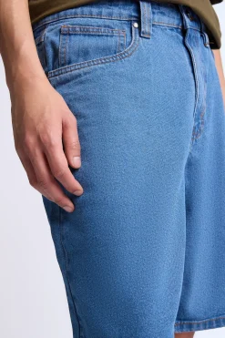 Arsenic Mens Loose Fit Denim Shorts