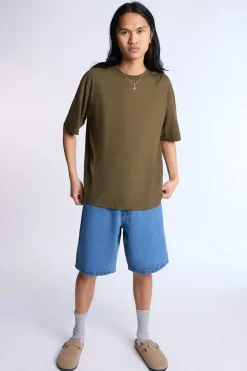 Arsenic Mens Loose Fit Denim Shorts