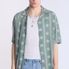 Arsenic Mens Medallion Print Button-Up
