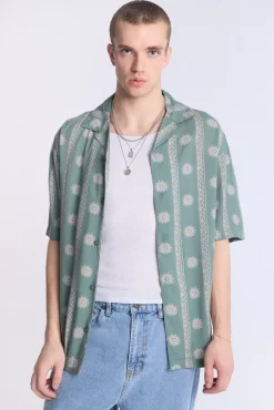Arsenic Mens Medallion Print Button-Up