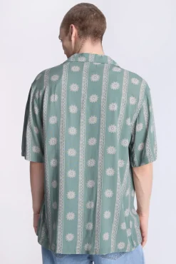 Arsenic Mens Medallion Print Button-Up
