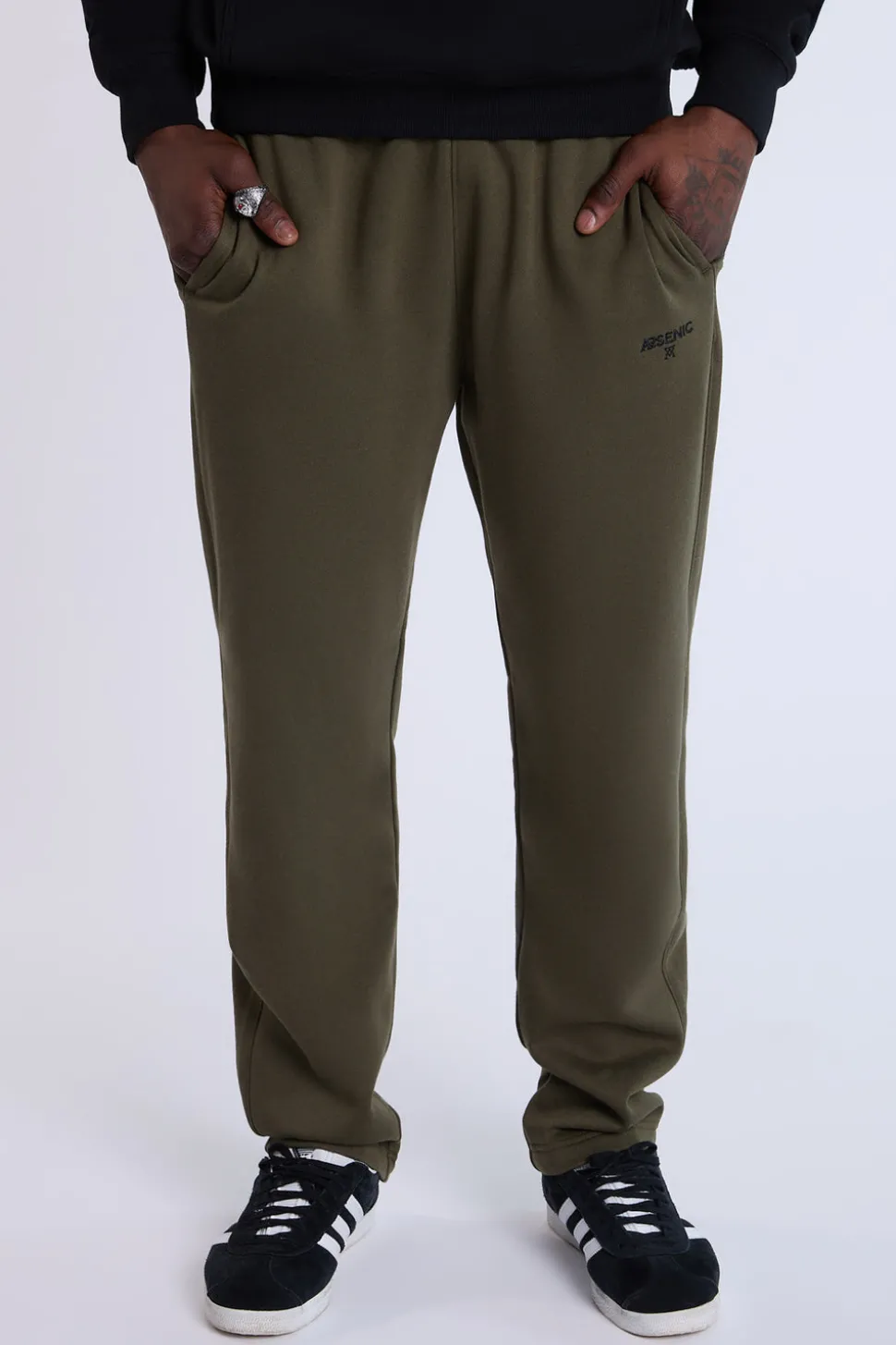 Arsenic Mens Open Bottom Sweatpant