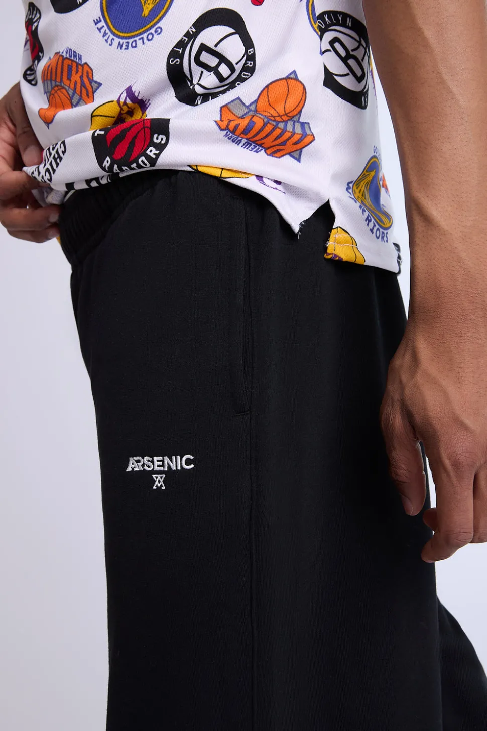 Arsenic Mens Open Bottom Sweatpant