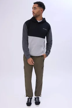 Arsenic Mens Poplin Zipper Cargo Pant