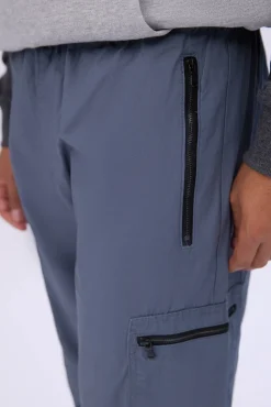 Arsenic Mens Poplin Zipper Cargo Pant
