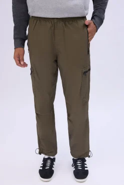 Arsenic Mens Poplin Zipper Cargo Pant