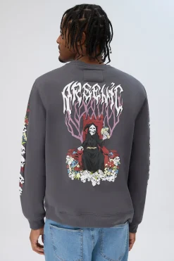 Arsenic Mens Reaper Graphic Sweatshirt