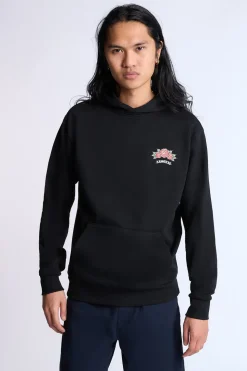 Arsenic Mens Rose Graphic Hoodie