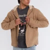 Arsenic Mens Sherpa Lined Twill Jacket