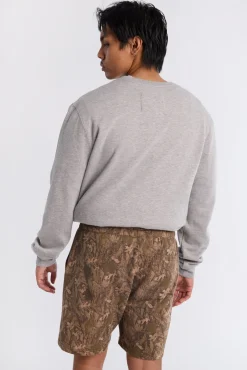 Arsenic Mens Tree Camo Fleece Shorts