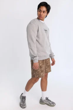Arsenic Mens Tree Camo Fleece Shorts