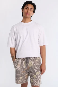 Arsenic Mens Tree Camo Fleece Shorts