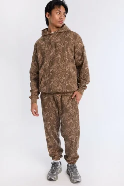 Arsenic Mens Tree Camo Oversized Hoodie