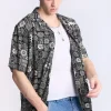 Arsenic Mens Tribal Print Button-Up