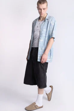 Arsenic Mens Tribal Print Button-Up
