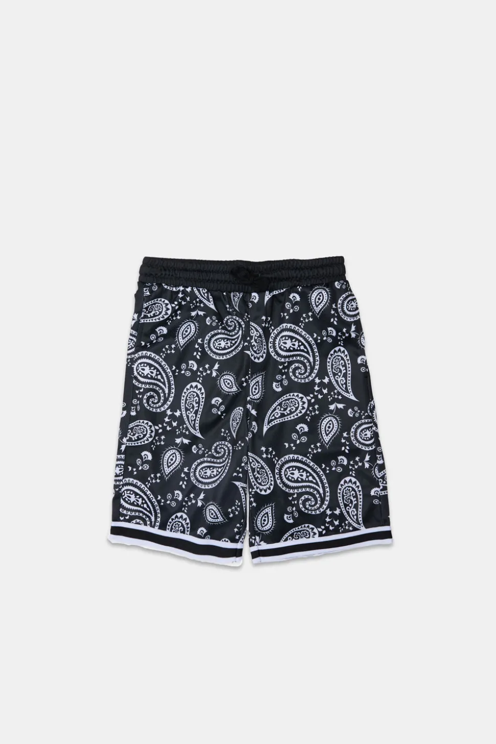 Arsenic Youth Allover Bandana Print Fleece Shorts