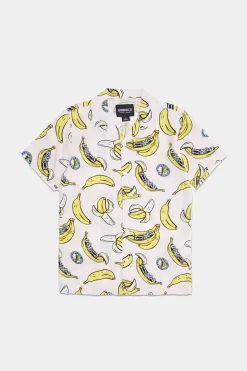 Arsenic Youth Banana Skeleton Button-Up