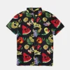 Arsenic Youth Fruit Skulls Button-Up