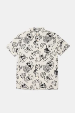 Arsenic Youth Fruit Skulls Button-Up