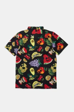 Arsenic Youth Fruit Skulls Button-Up