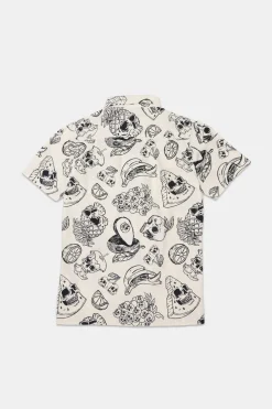 Arsenic Youth Fruit Skulls Button-Up